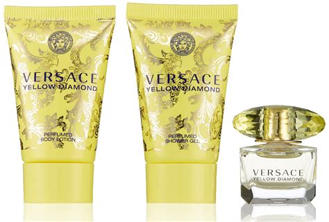 versace yellow diamond 3 piece mini gift set|versace yellow diamond 1 oz.